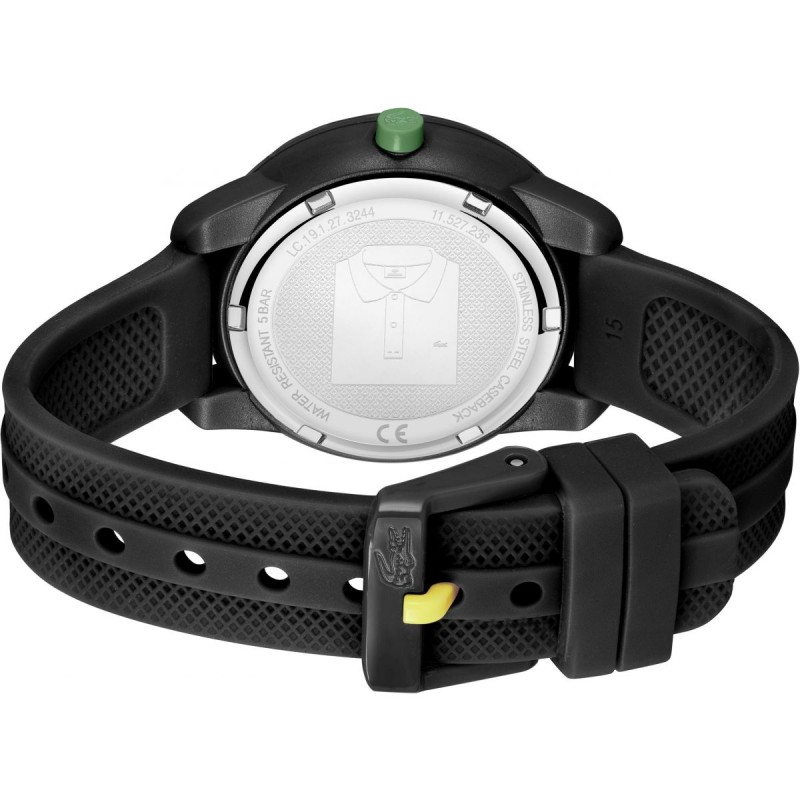 Montre Lacoste Mini Tennis Enfant en silicone noir