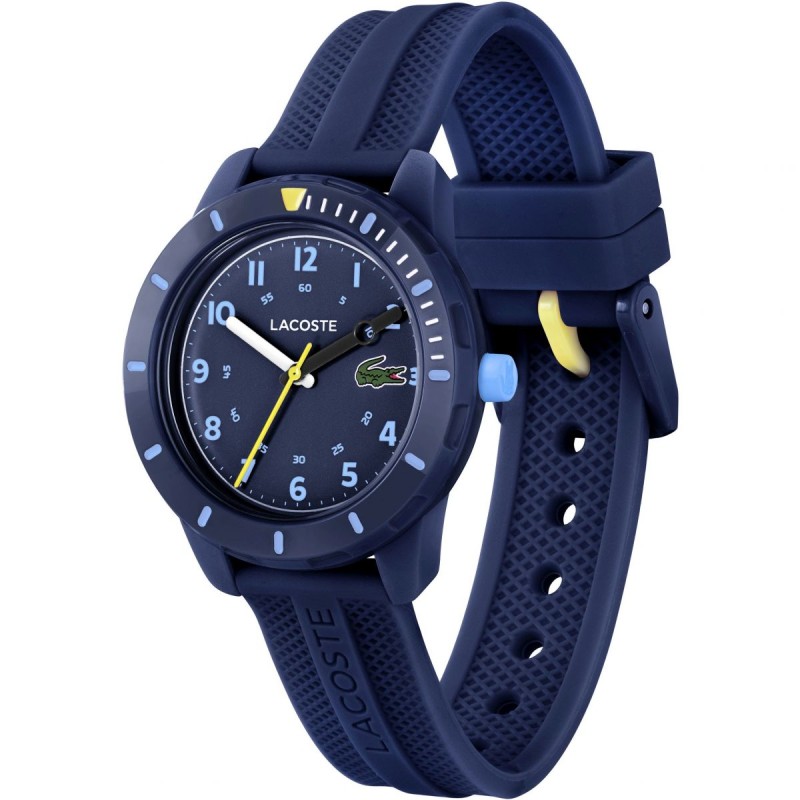Montre Lacoste Mini Tennis Enfant en silicone bleu