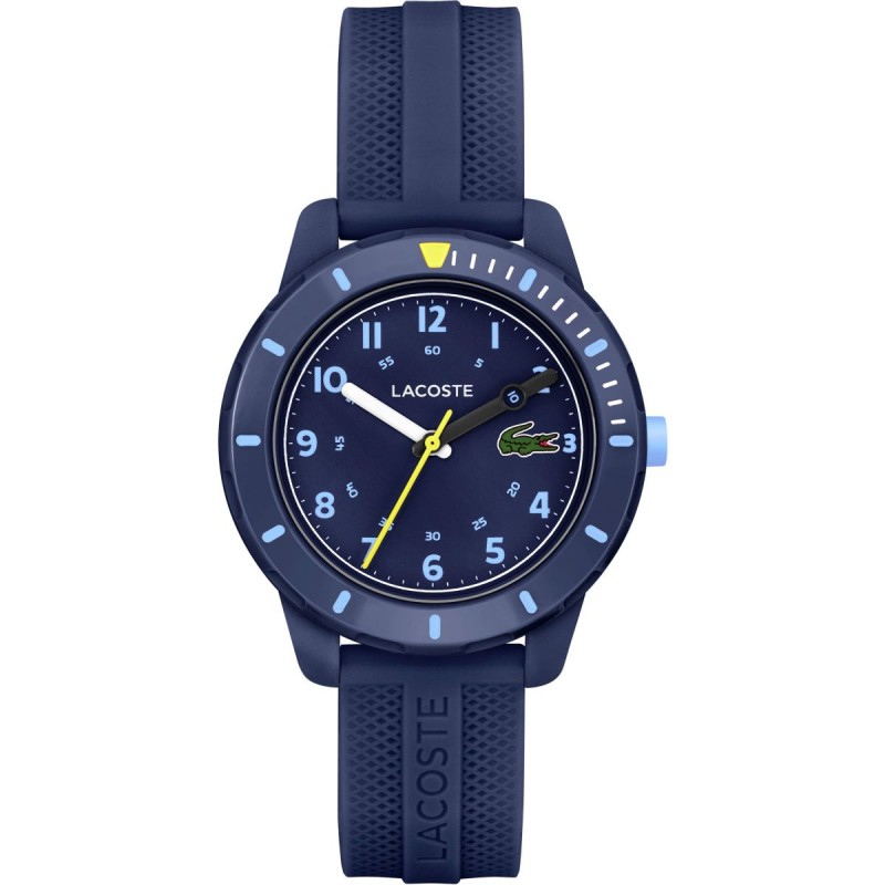 Montre Lacoste Mini Tennis Enfant en silicone bleu