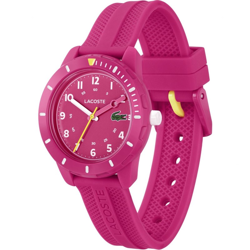 Montre Lacoste Mini Tennis Enfant en silicone rose