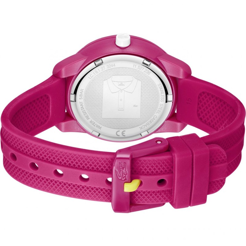 Montre Lacoste Mini Tennis Enfant en silicone rose