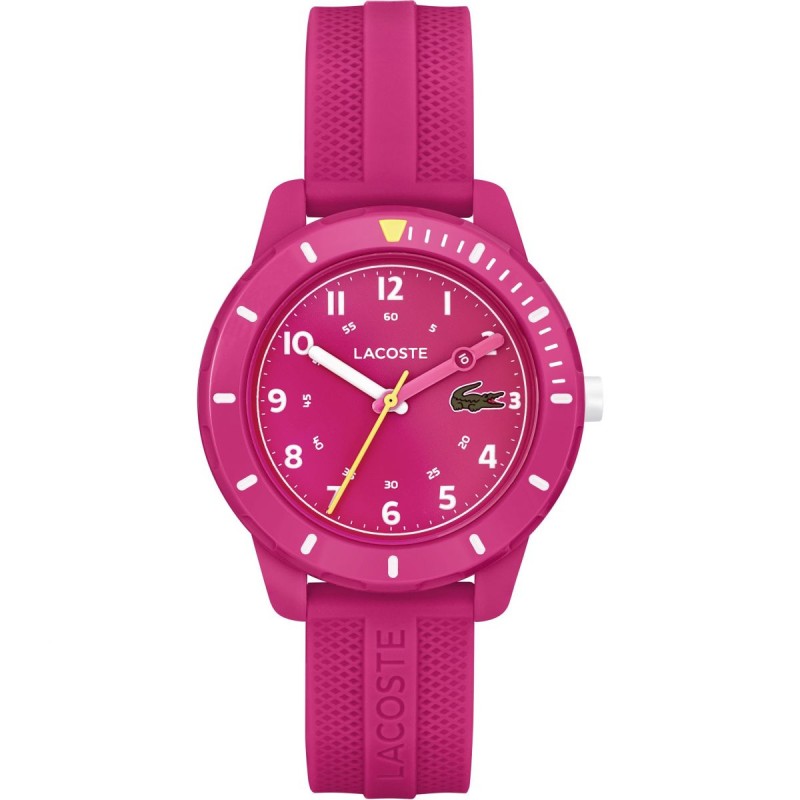 Montre Lacoste Mini Tennis Enfant en silicone rose
