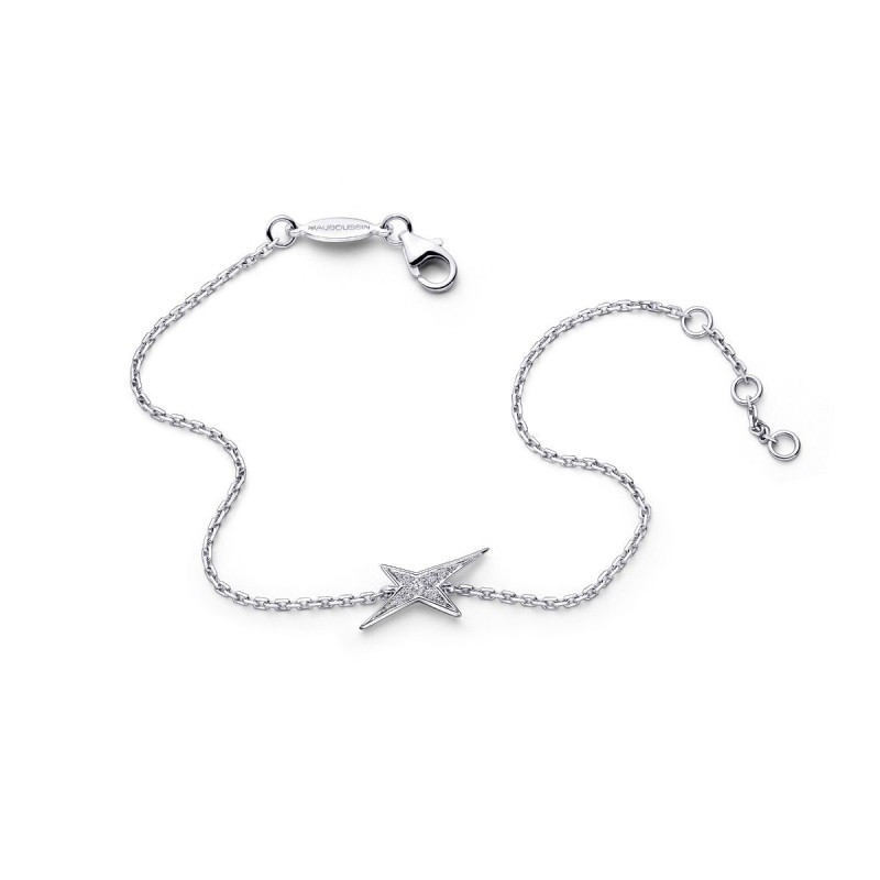 Bracelet Femme Mauboussin "French Valentine" en or blanc 750/000 et diamants