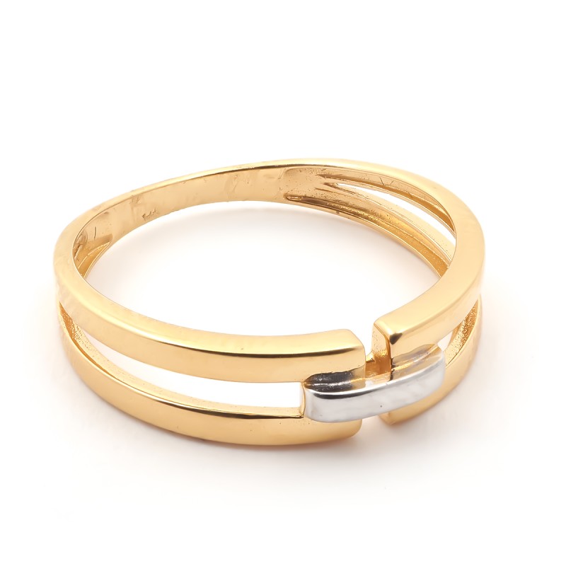 Bague fantaisie en or jaune 375/000