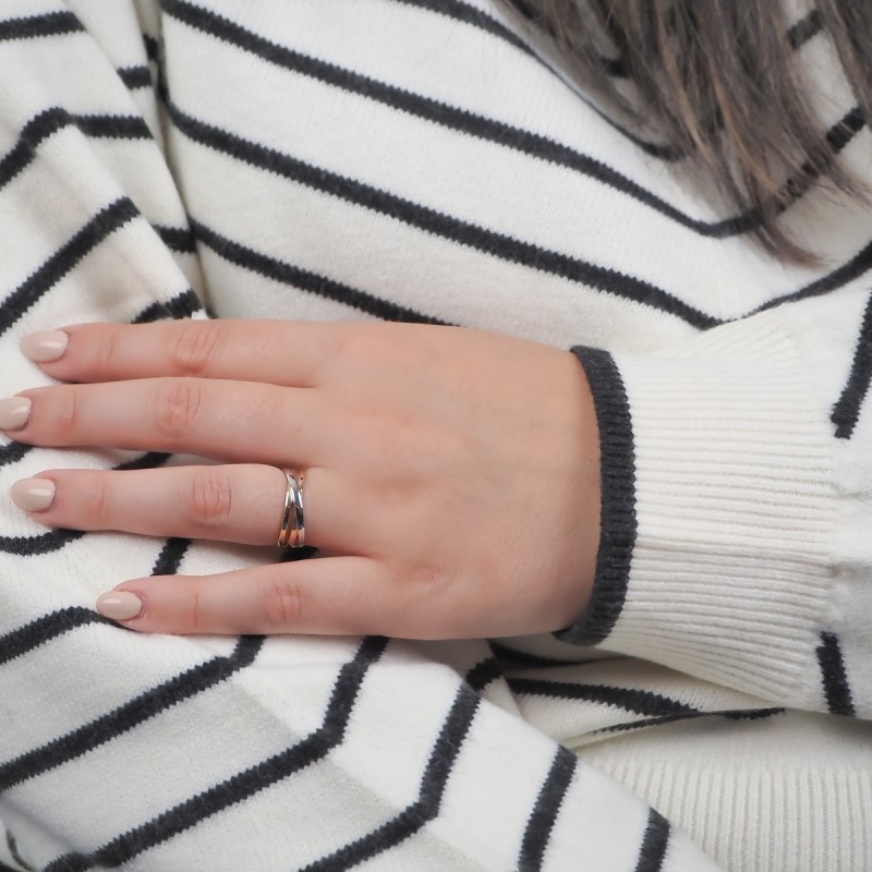 Bague Femme Carador or 3750/000 bicolore