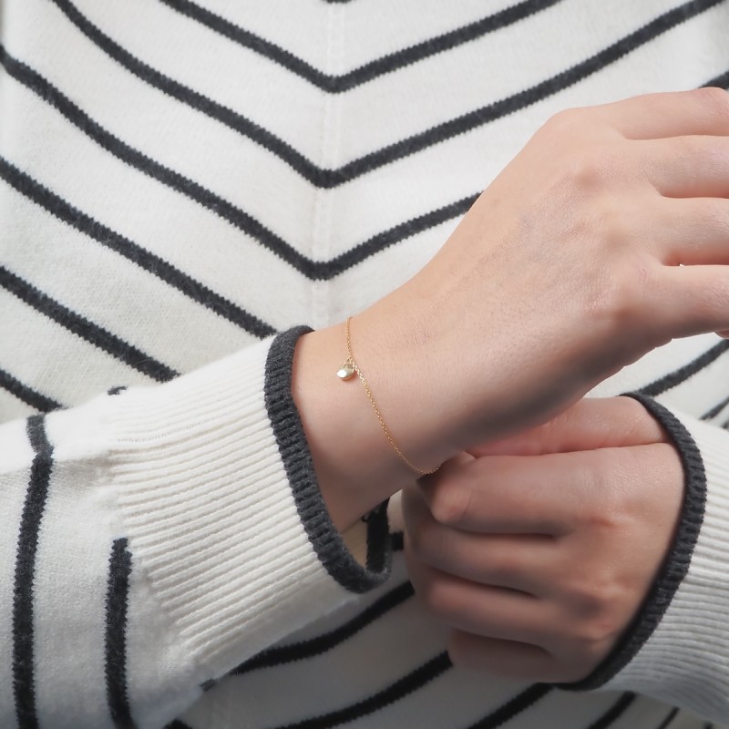 Bracelet Carador Or jaune 375/000e forme géométrique tendance