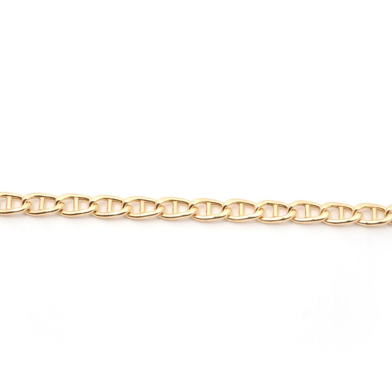 Chaine de cheville Carador en or jaune 375/000 maille marine