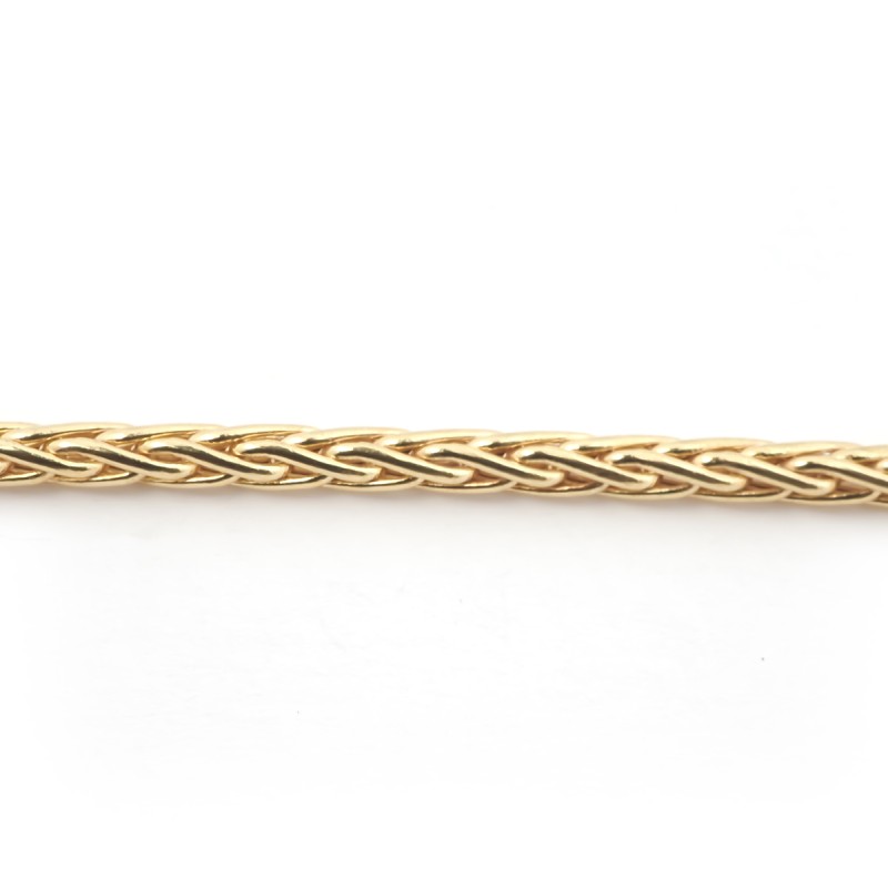 Bracelet Carador or 375/000 maille palmier