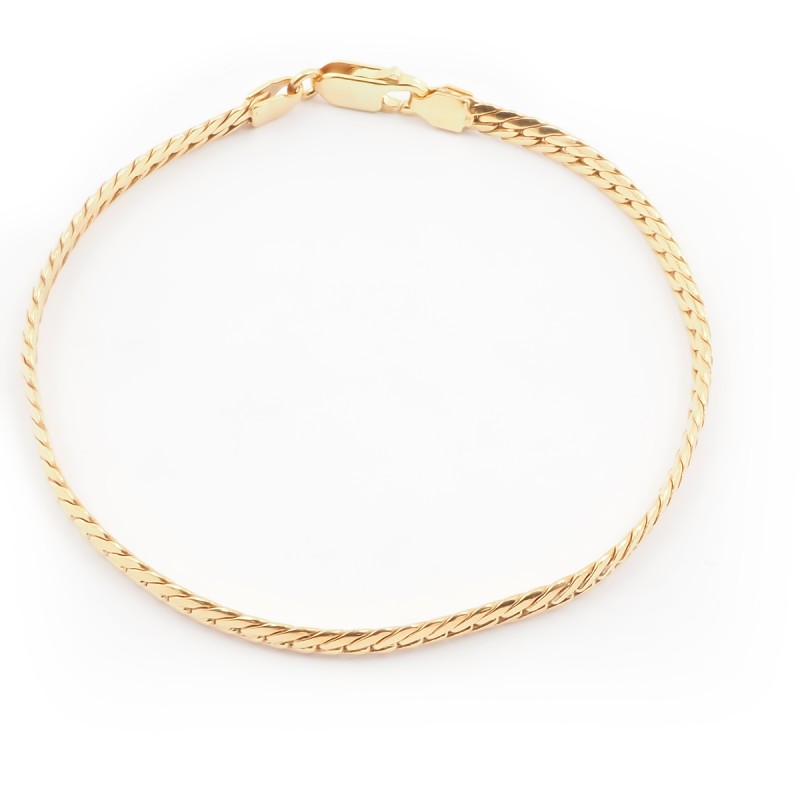 Bracelet Carador or jaune 375/000 maille anglaise 610022.3-18