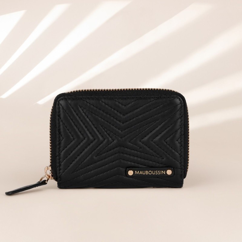 Porte-Monnaie Mauboussin Belle, Libre et Vraie Noir