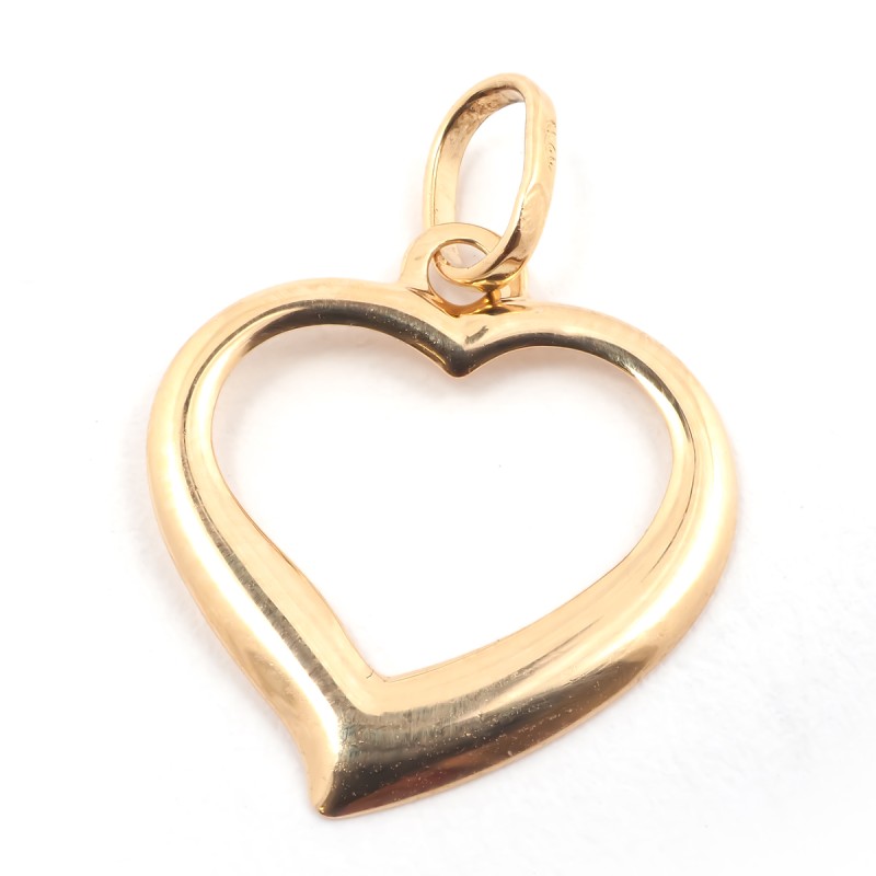Pendentif  cœur en Or jaune 750/000  CARADOR
