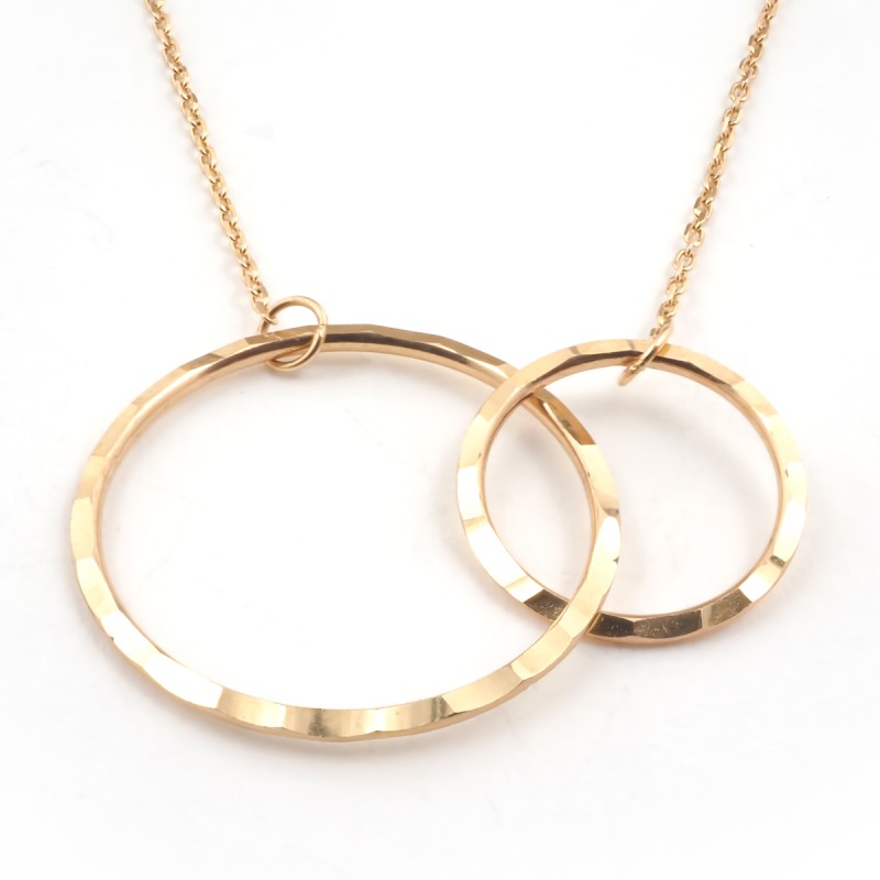 Collier CARADOR Or jaune 375/000 Anneaux