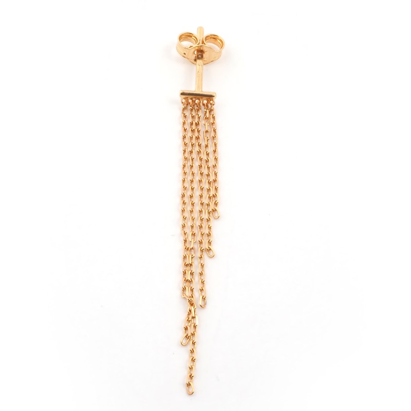 Carador - boucles d'oreilles pendantes or jaune 375/000