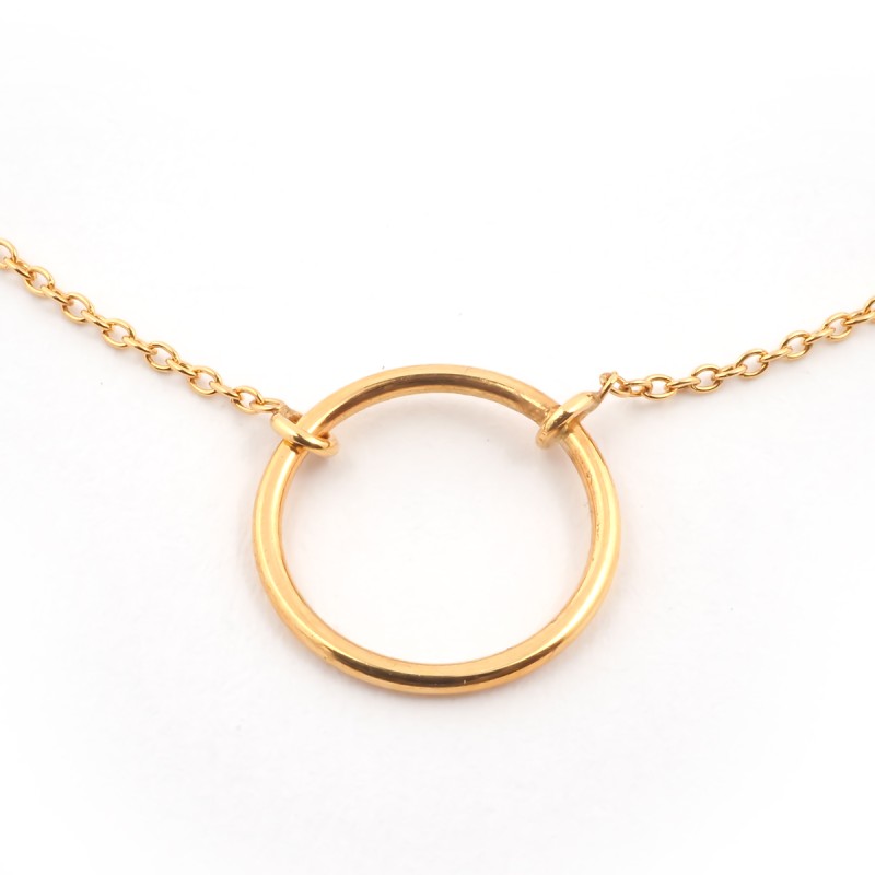 Bracelet femme Carador cercle collection graphique en or jaune 375/000 335BR