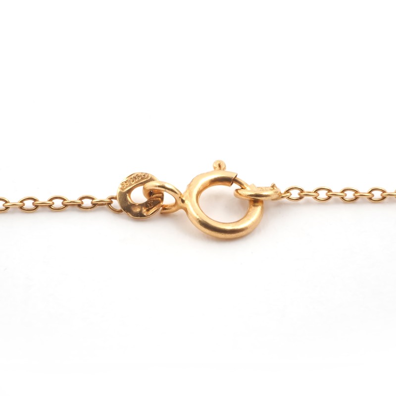 Collier femme Carador cercle collection graphique en or jaune 375/000 335CL