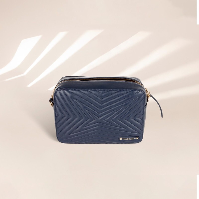 Sac Caméra Mauboussin Belle, Libre et Vraie Bleu Marine