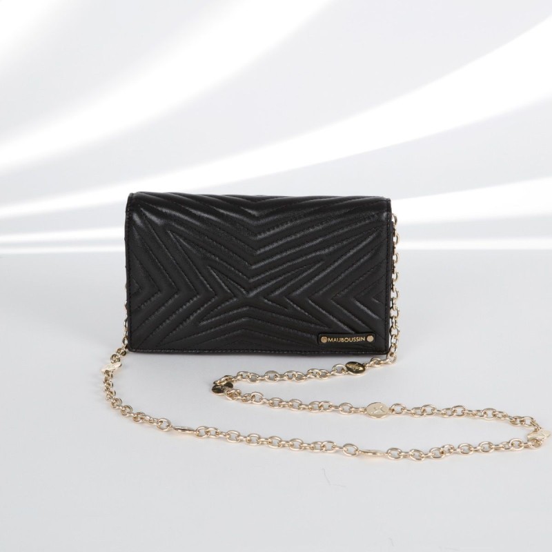 Pochette Miroir Mauboussin Belle, Libre et Vraie Noir