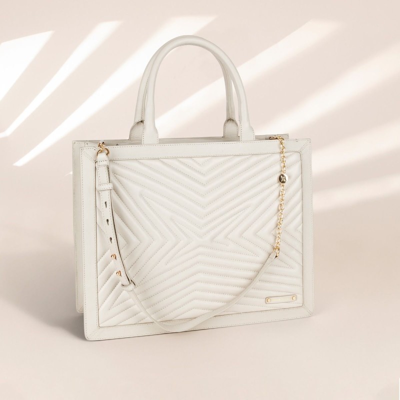 Sac Cabas Mauboussin Belle, Libre et Vraie Sable Grand modèle