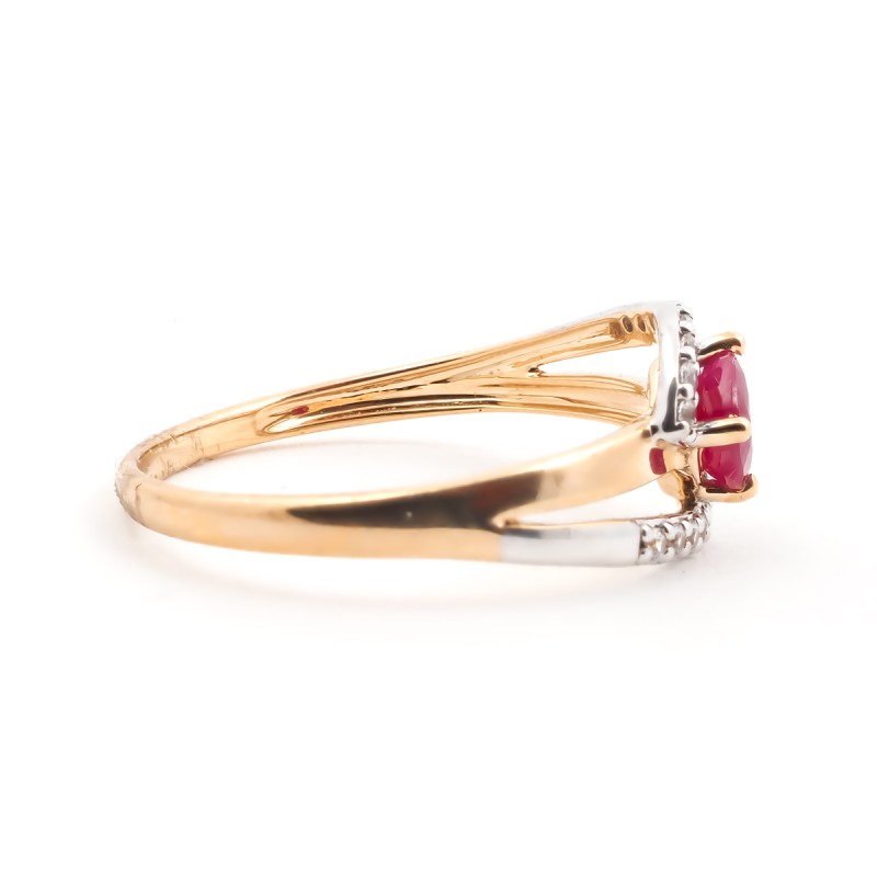 Bague Femme Carador Rubis et Or 375/000