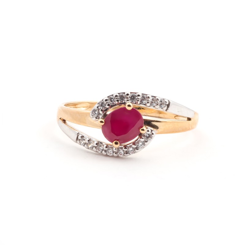 Bague Femme Carador Rubis et Or 375/000