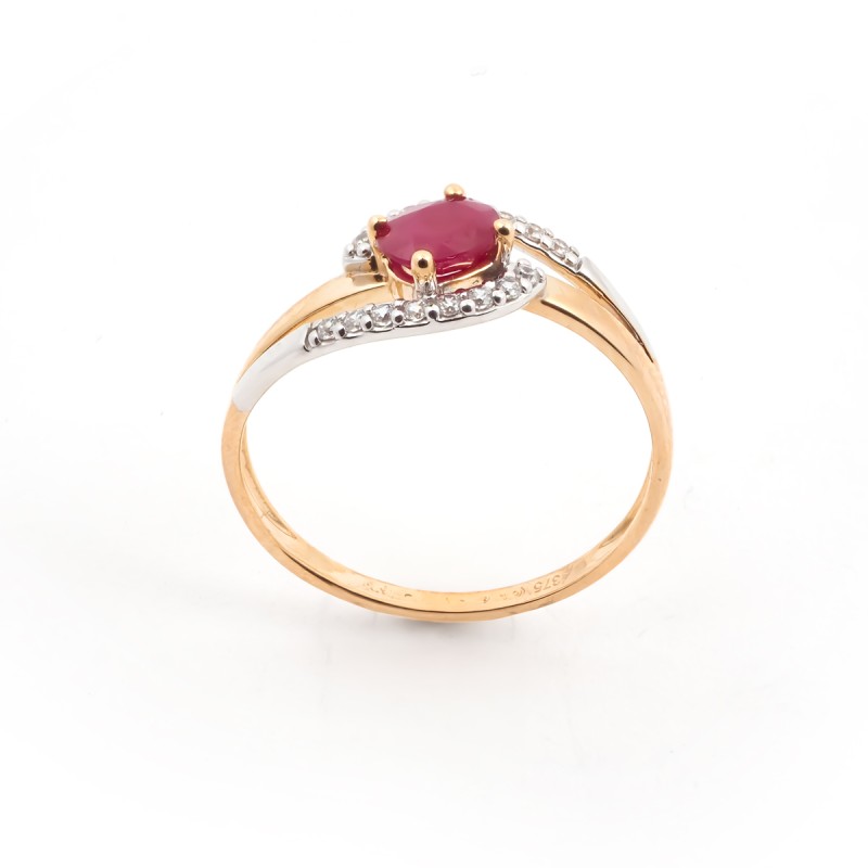 Bague Femme Carador Rubis et Or 375/000