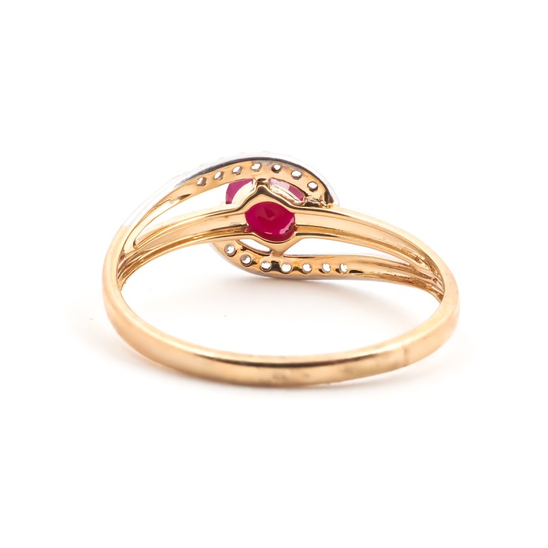 Bague Femme Carador Rubis et Or 375/000