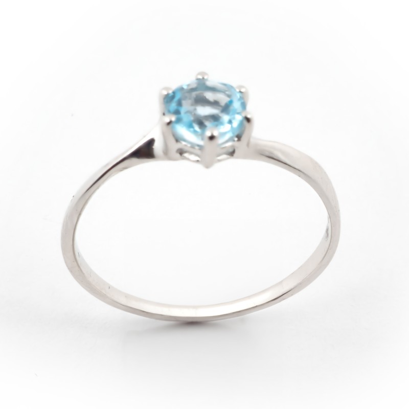 Bague Carador fantaisie Or blanc 375/000 et Topze