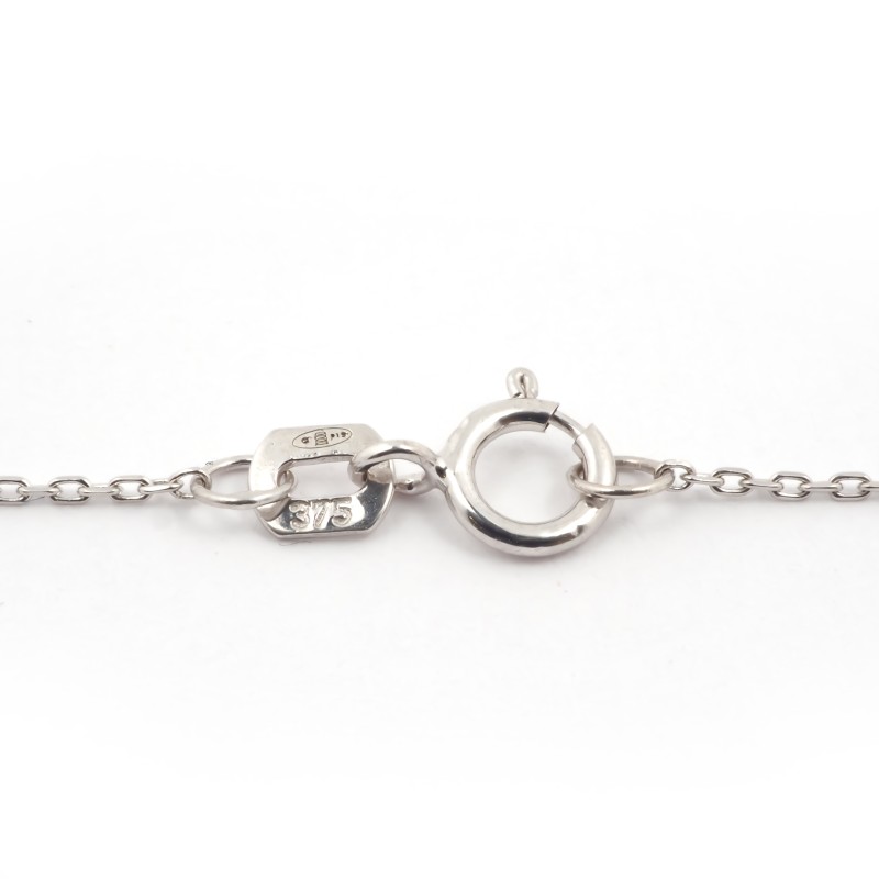 Collier Carador Moderne Or blanc 375/000e