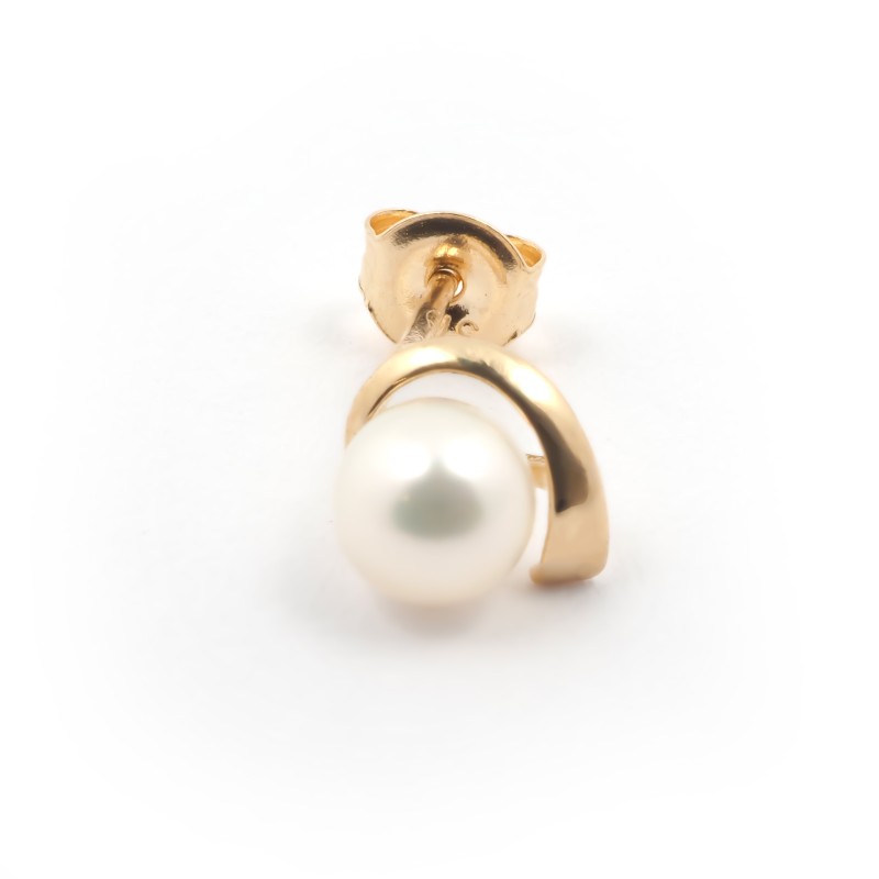 Boucles d'oreilles Carador Or jaune femme 375/000 et perle