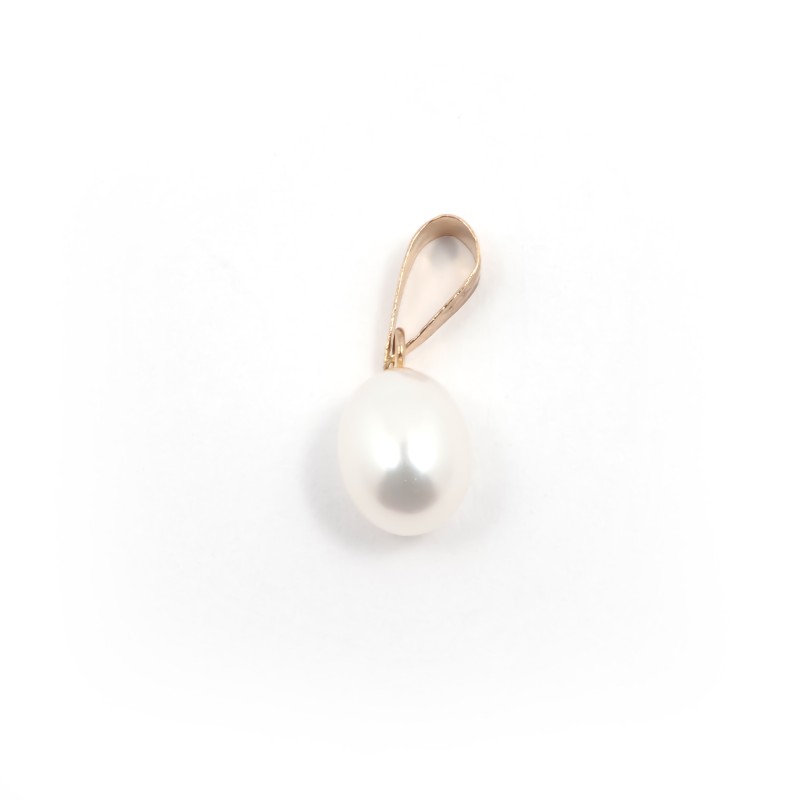 Pendentif Carador Or jaune 375/000 et perle