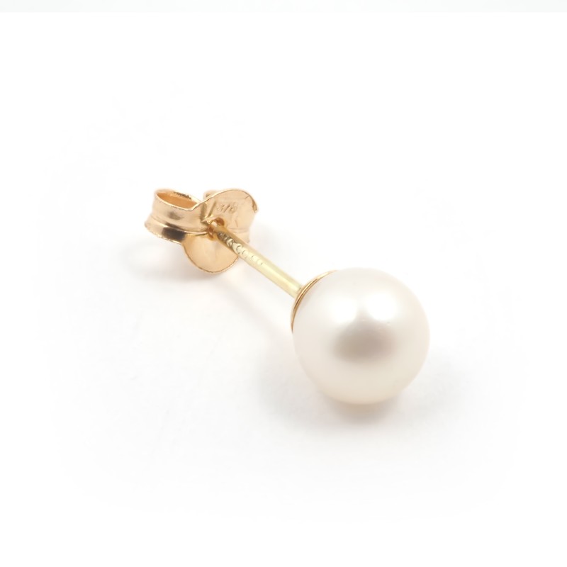 Boucles d'oreilles Carador perles 5 mm en or 375/000