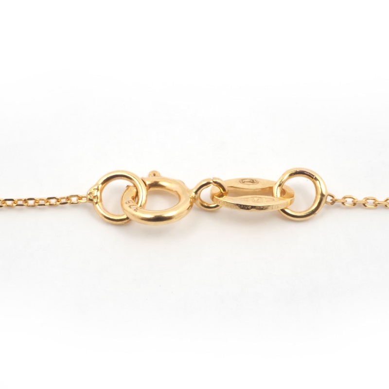 Collier Carador chute de perles en or jaune 375/000