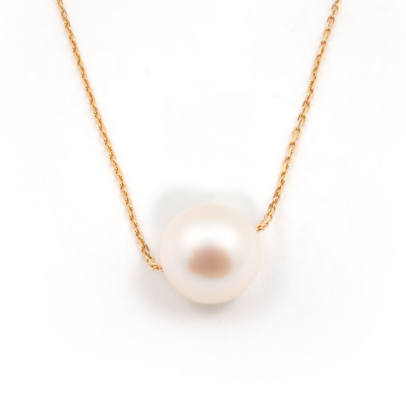 Collier Chaine Perle de Culture OR 375/000 jaune