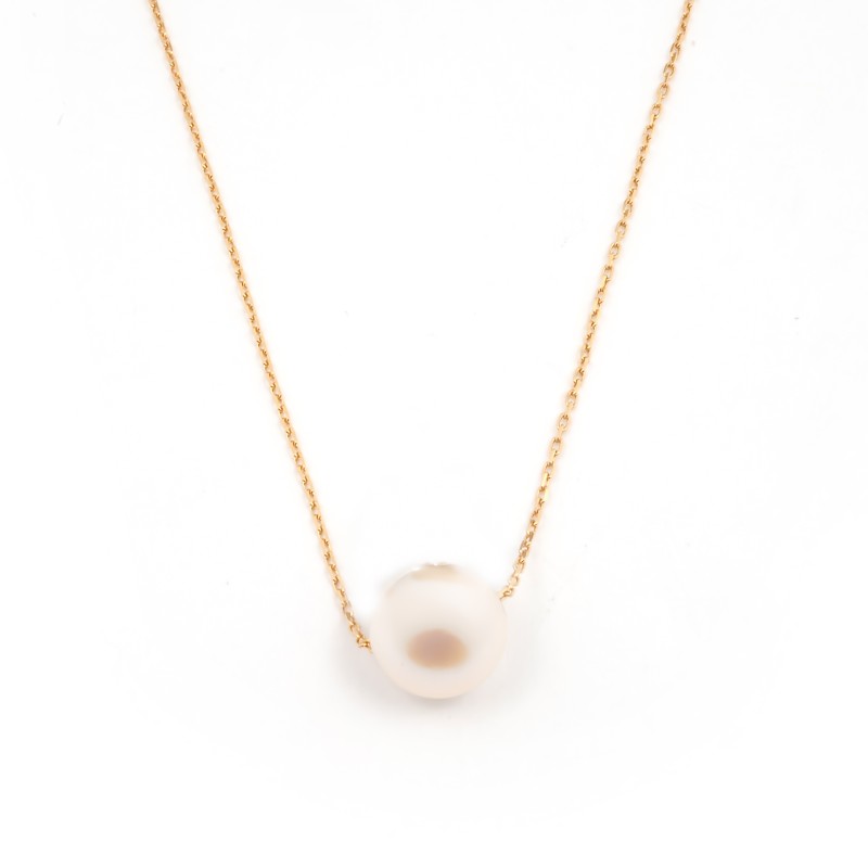Collier Chaine Perle de Culture OR 375/000 jaune