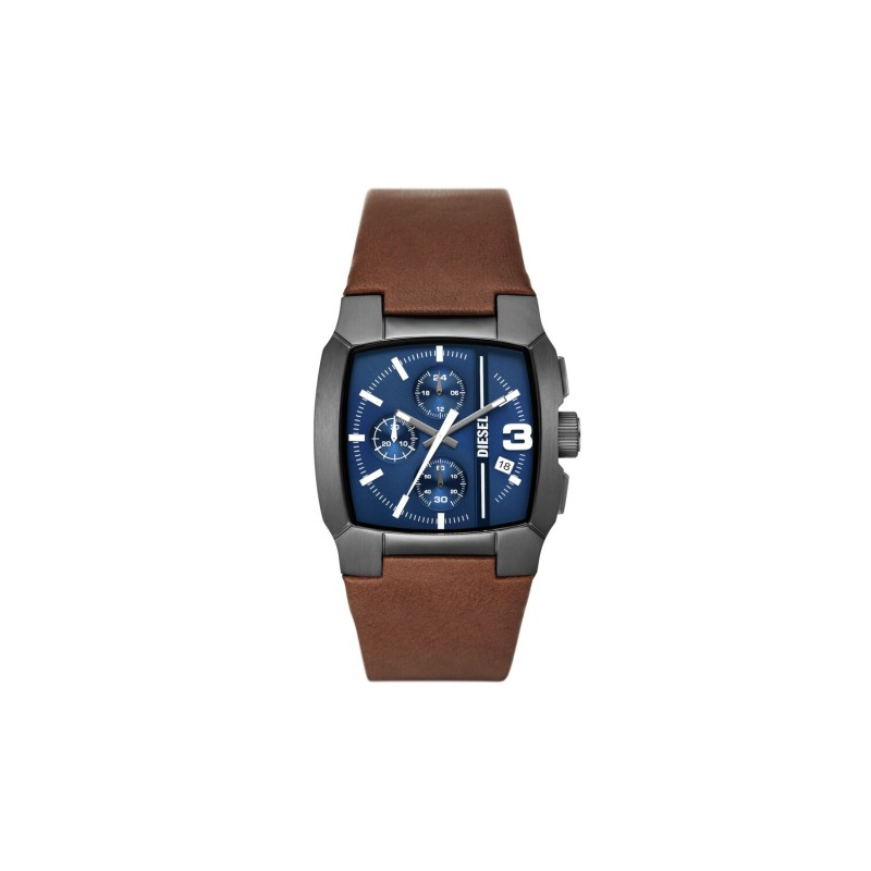 MONTRE DIESEL CUIR marron