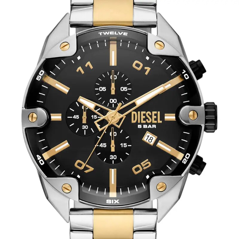 MONTRE DIESEL ACIER BICOLORE