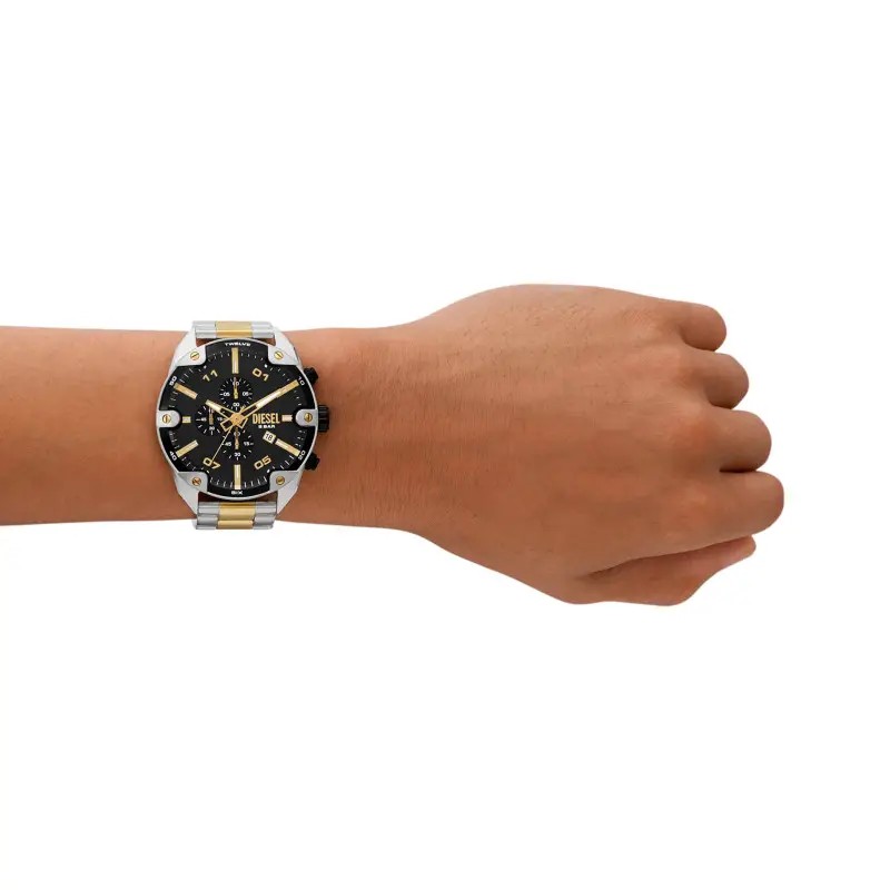 MONTRE DIESEL ACIER BICOLORE