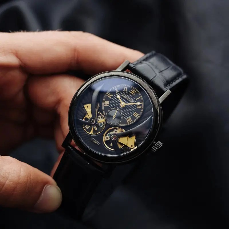 MONTRE Beaufort Anatolia Enigma  EARNSHAW HOMME AUTOMATIQUE CUIR