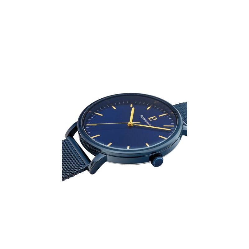 Montre Homme Pierre Lannier bracelet milanais bleu