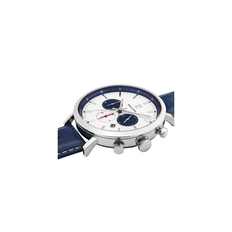 Montre homme Pierre Lannier bracelet cuir bleu