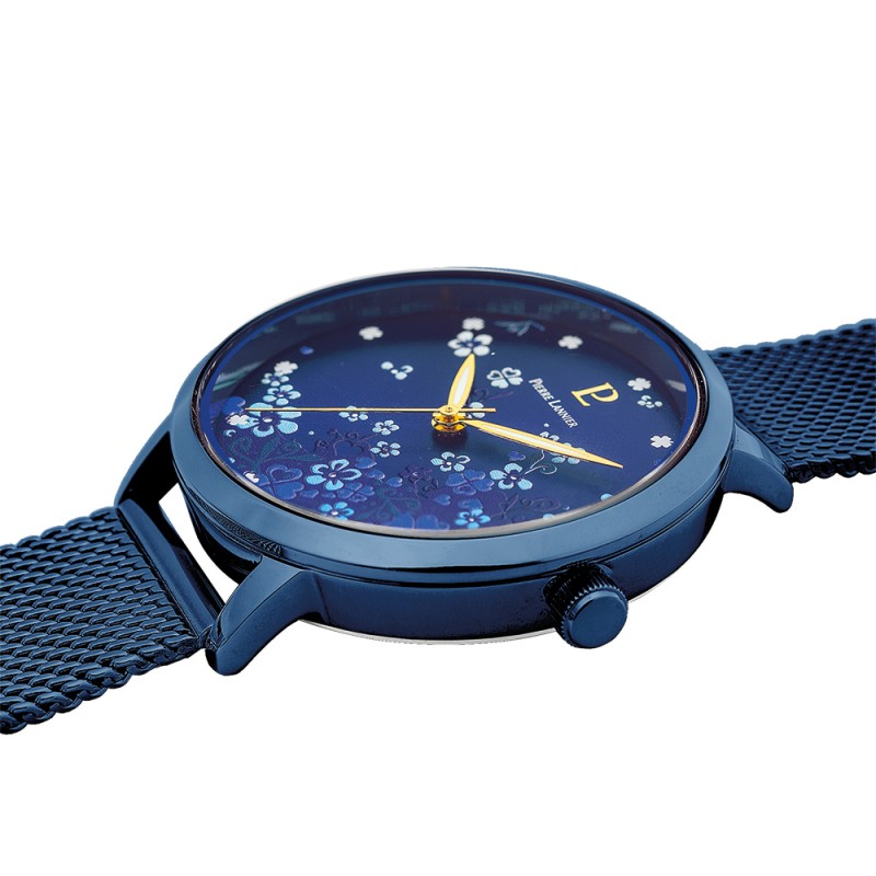 Montre Pierre Lannier femme bracelet bleu