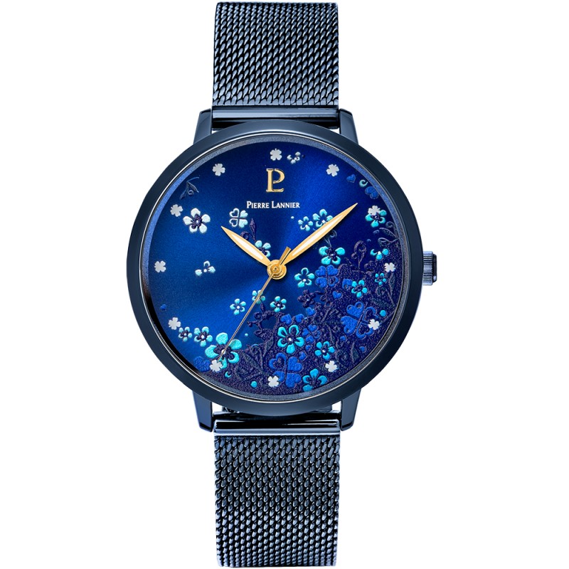 Montre Pierre Lannier femme bracelet bleu