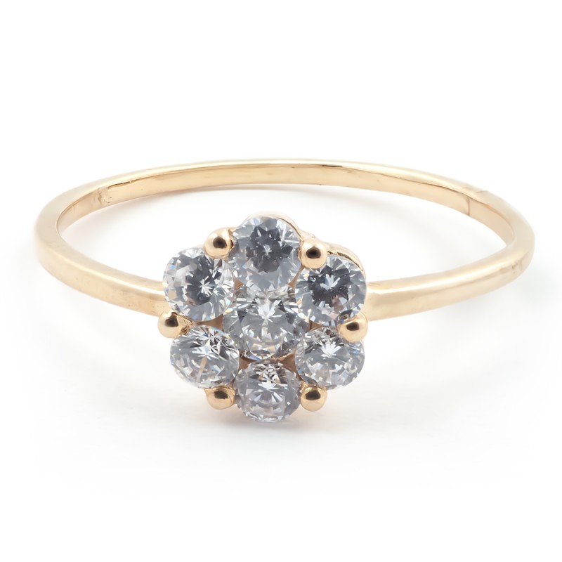 Bague femme Carador Or 375/000 et Oxyde de zirconium