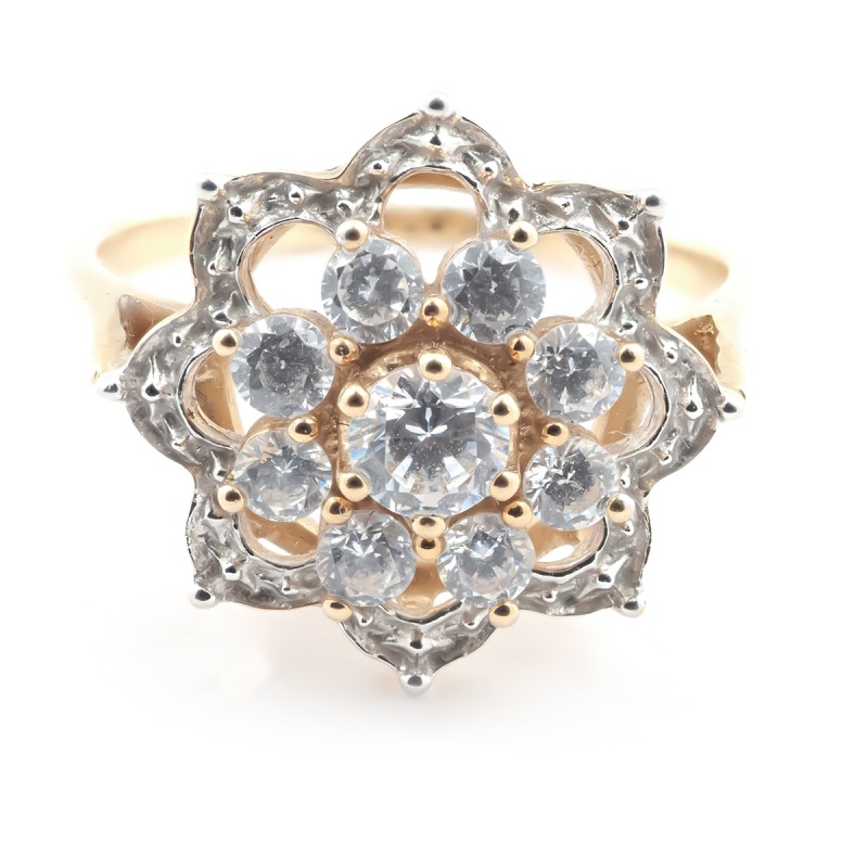 Bague femme Carador Or 375/000 et Oxyde de zirconium