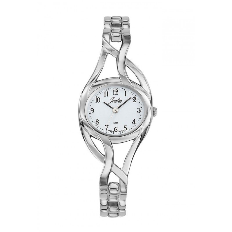 Montre Femme Joalia Bracelet en Acier Argenté