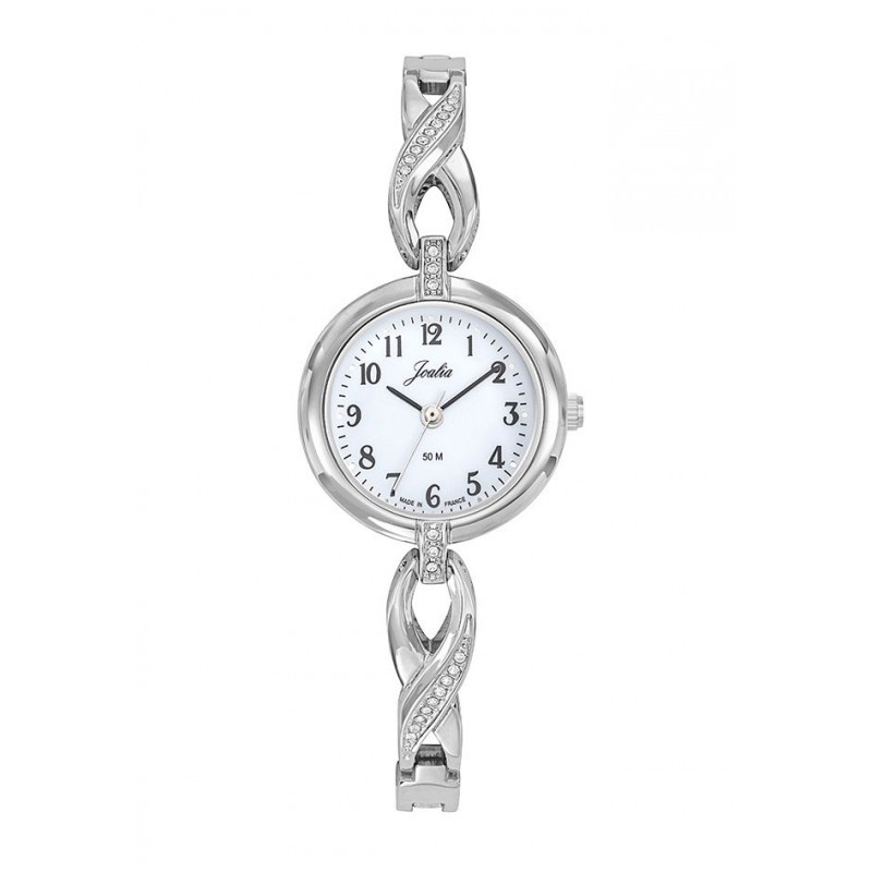 Montre Joalia femme bracelet en acier argenté