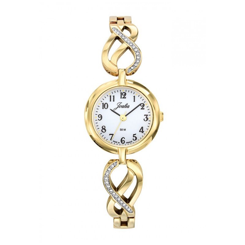 Montre Joalia femme acier doré