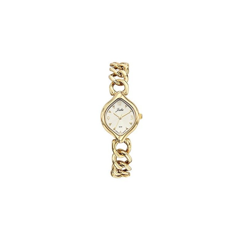 Montre Joalia femme bracelet en acier doré