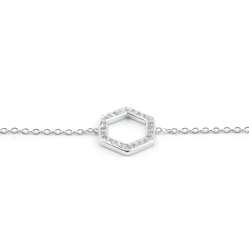Bracelet femme fantaisie papillon en argent