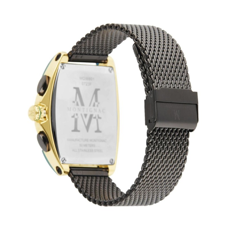 Montre Homme Montignac Tonneau Vert